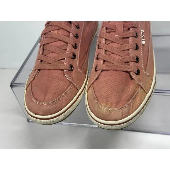 Taos Womens Moc Star Terracotta Canvas Casual Sneaker Size 8.5 MST-13482A - Picture 8 of 12